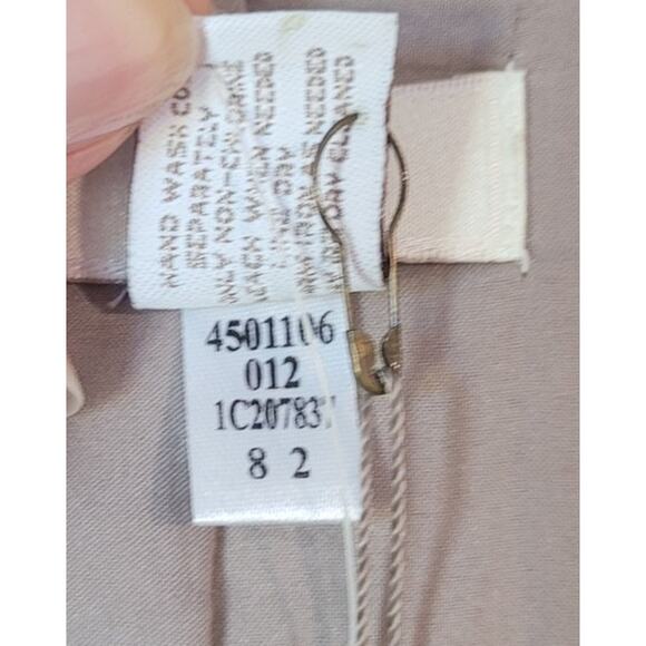 Chico’s Metallic Pewter Sequin Blazer Jacket NWT Size 2 Evening Sparkle - Picture 9 of 10